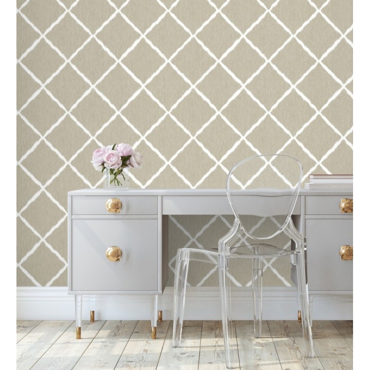 Papel pintado de rombos difuminados  - Norden House 679660