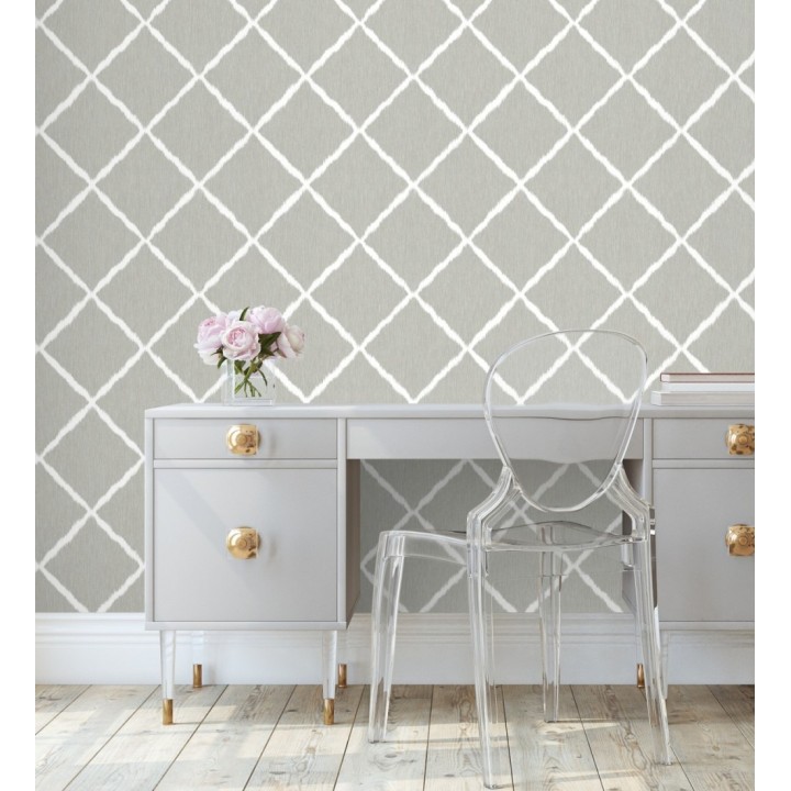 Papel pintado de rombos difuminados  - Norden House 679662