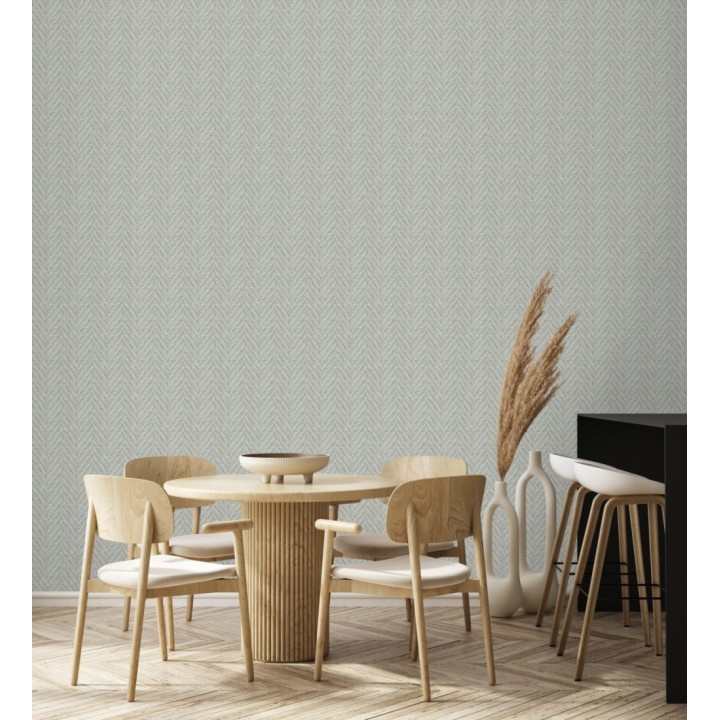 Papel pintado de espigas efecto fibra vegetal con textura - Mumbai 679666