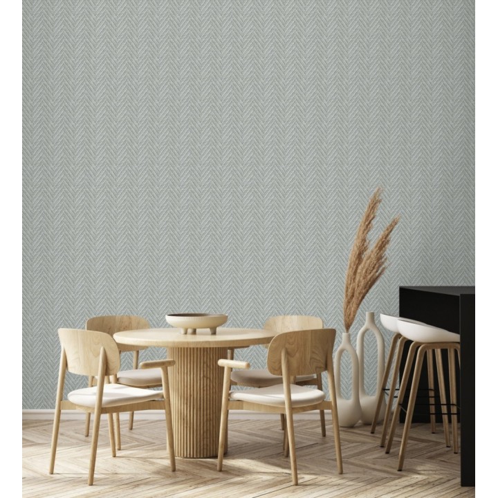 Papel pintado de espigas efecto fibra vegetal con textura - Mumbai 679667