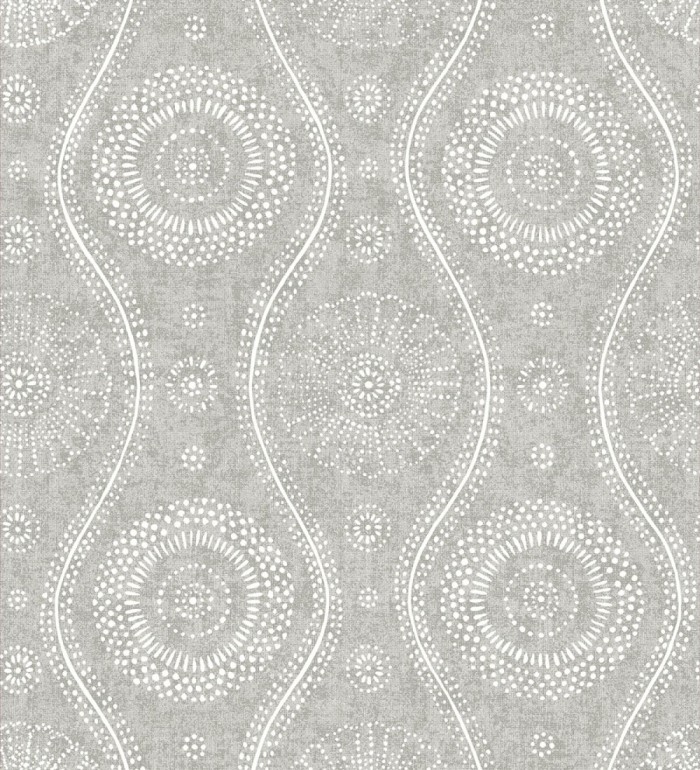 Papel pintado retro estilo hindú - Retro Blomst 679668