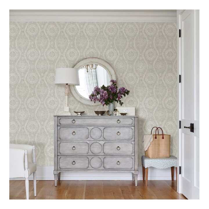 Papel pintado retro estilo hindú - Retro Blomst 679668