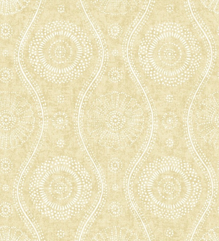 Papel pintado retro estilo hindú - Retro Blomst 679669