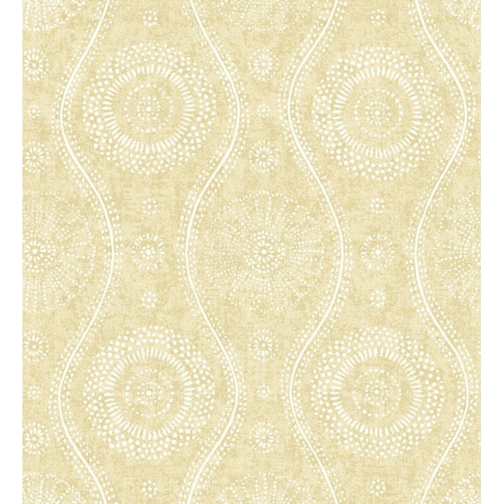 Papel pintado retro estilo hindú - Retro Blomst 679669