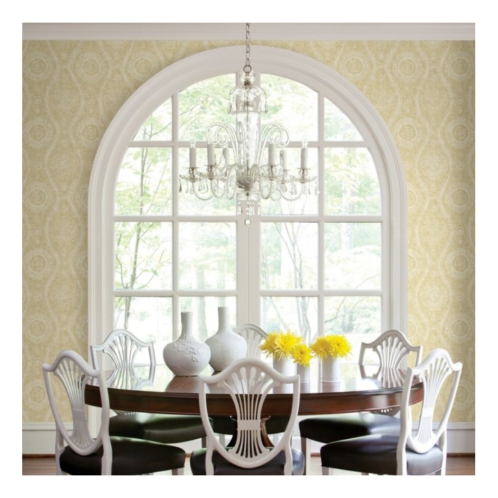 Papel pintado retro estilo hindú - Retro Blomst 679669