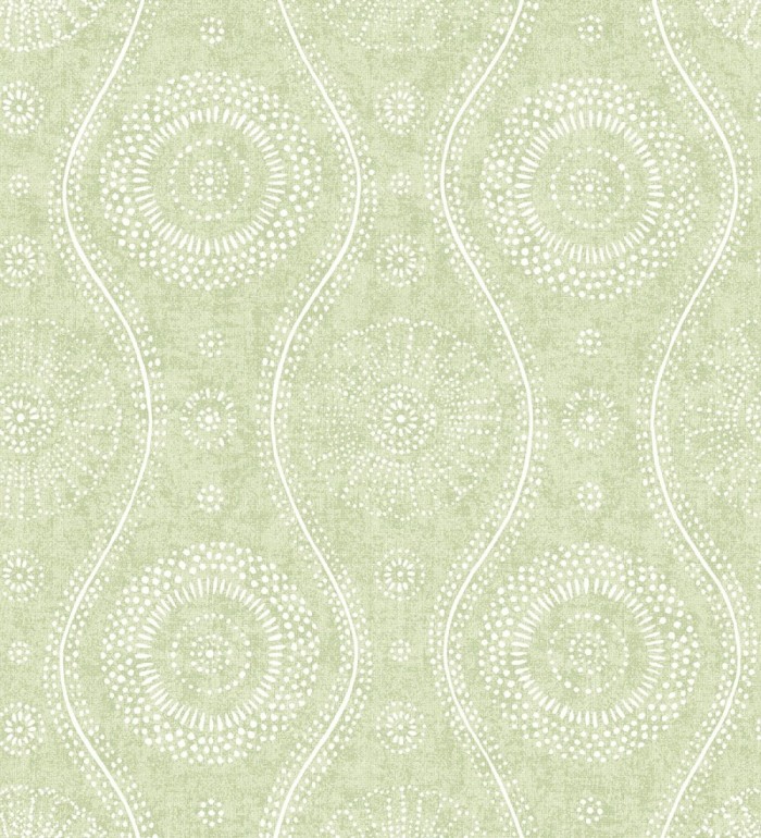 Papel pintado retro estilo hindú - Retro Blomst 679670