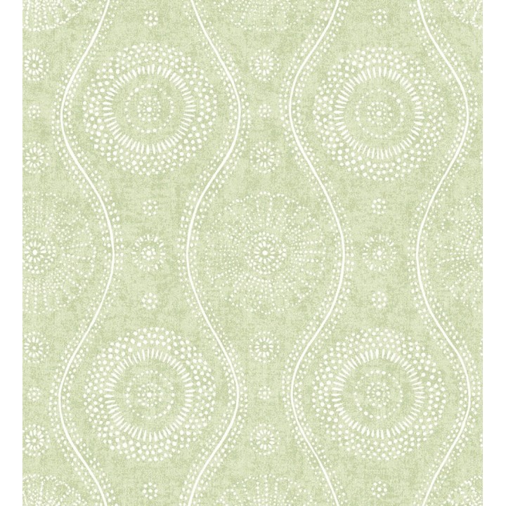 Papel pintado retro estilo hindú - Retro Blomst 679670