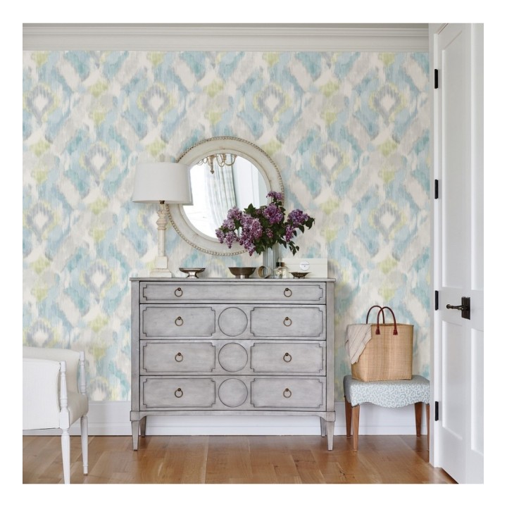 Papel pintado geométrico de acuarela - Bombay Boho 679671