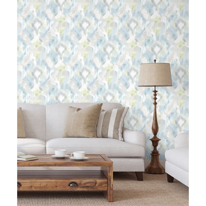 Papel pintado geométrico de acuarela - Bombay Boho 679671