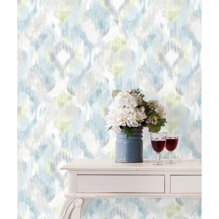 Papel pintado geométrico de acuarela - Bombay Boho 679671