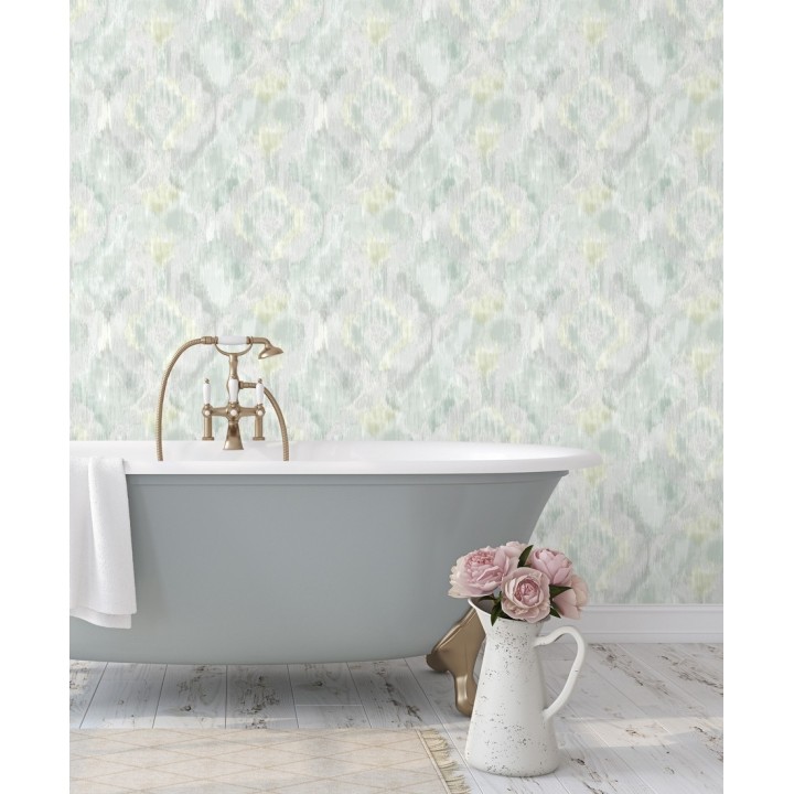 Papel pintado geométrico de acuarela - Bombay Boho 679672