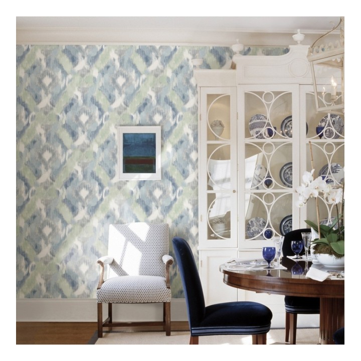 Papel pintado geométrico de acuarela - Bombay Boho 679673