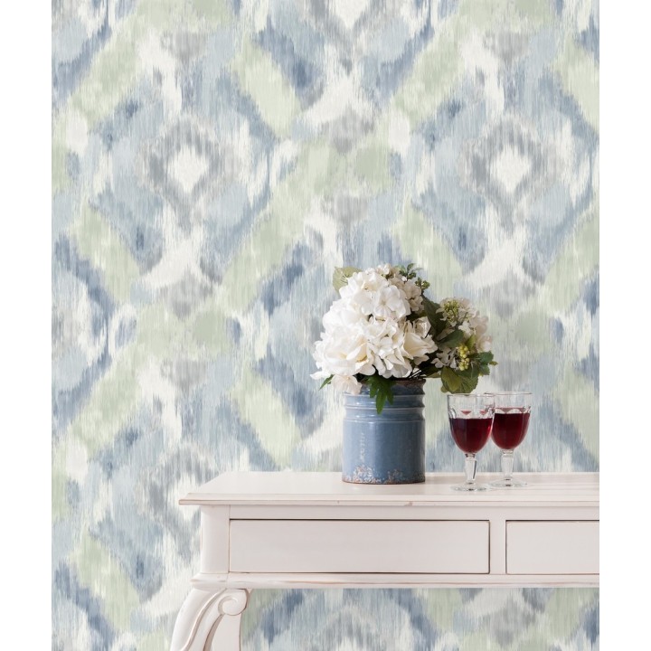 Papel pintado geométrico de acuarela - Bombay Boho 679673