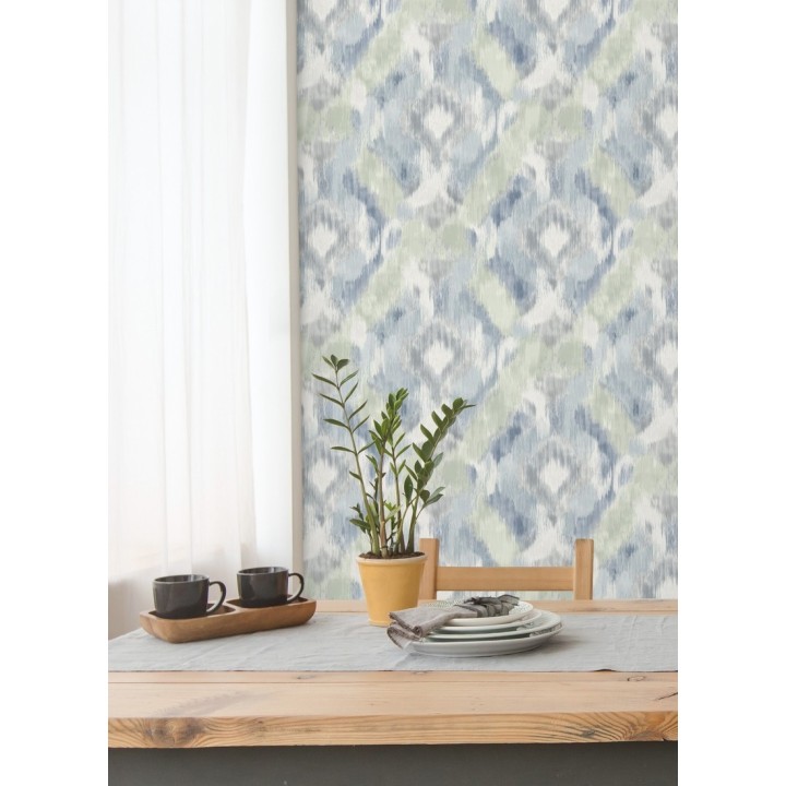 Papel pintado geométrico de acuarela - Bombay Boho 679673