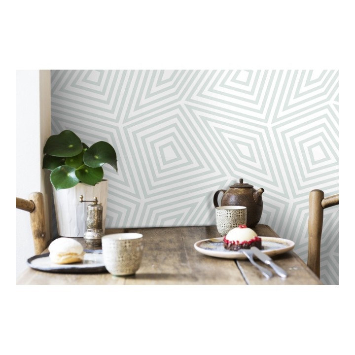 Papel pintado laberinto geométrico - Magnus 679675