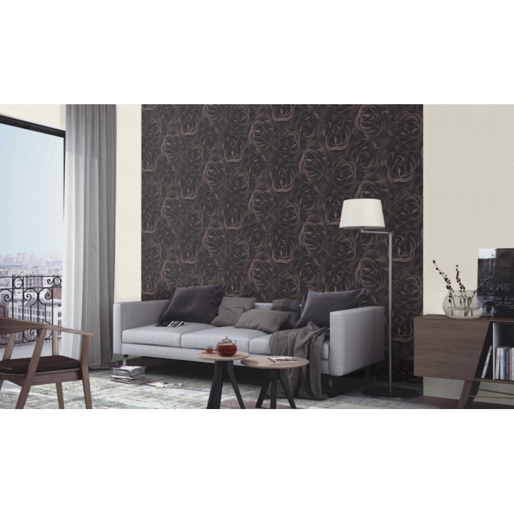 Papel pintado rosas grandes modernas - Cídipe 8812