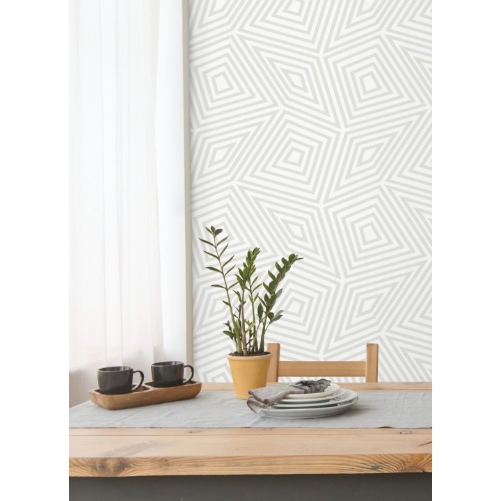 Papel pintado laberinto geométrico - Magnus 679676