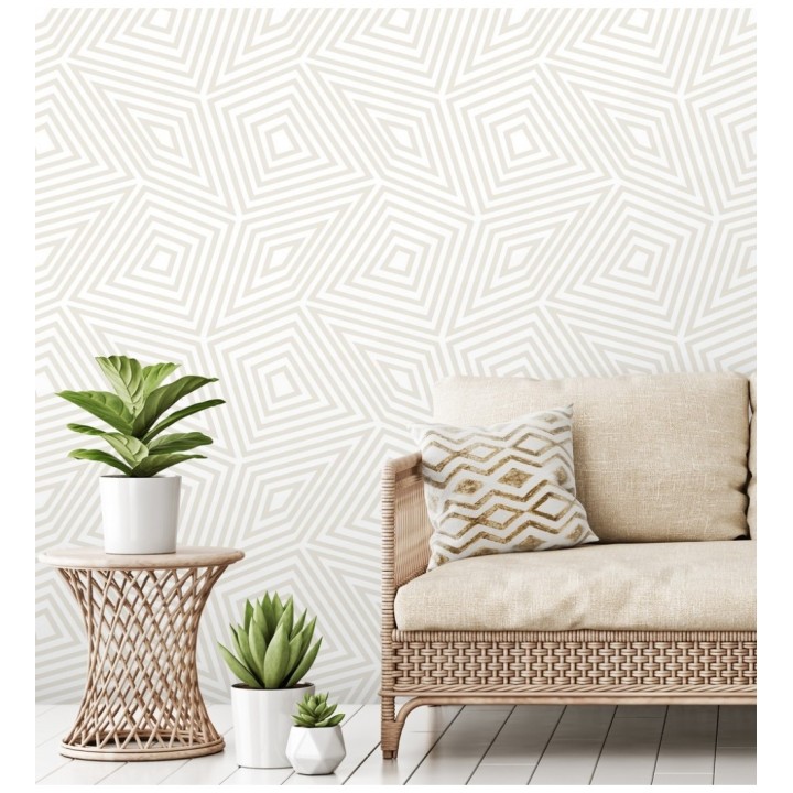 Papel pintado laberinto geométrico - Magnus 679677