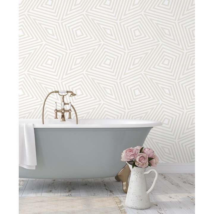 Papel pintado laberinto geométrico - Magnus 679677