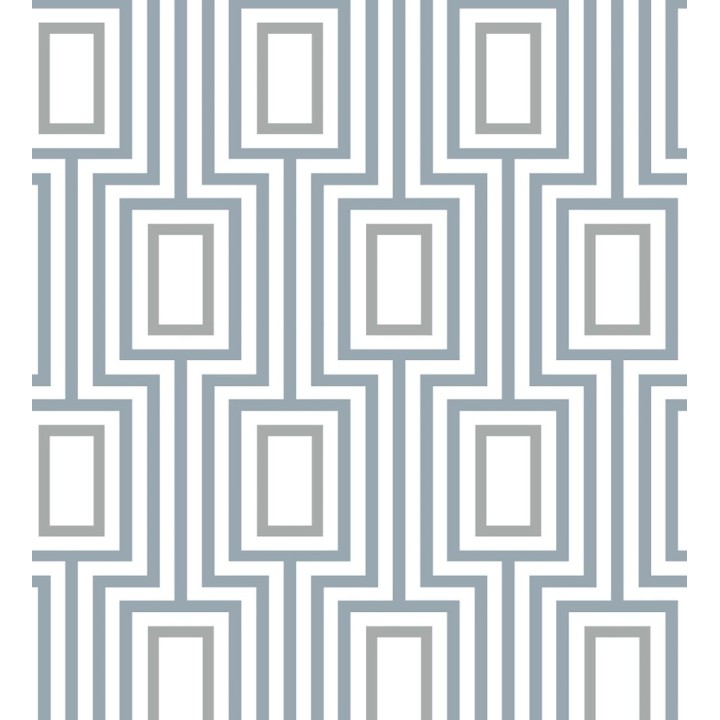 Papel pintado de rectángulos formando un laberinto - Clarion 679685