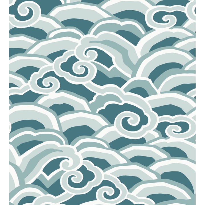 Papel pintado de olas estilo nórdico - Greek Waves 679687