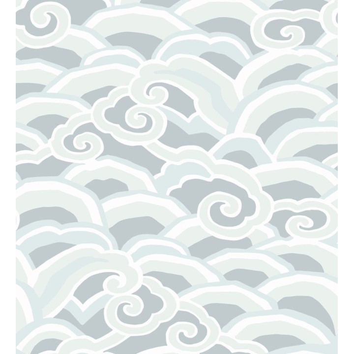Papel pintado de olas estilo nórdico - Greek Waves 679689
