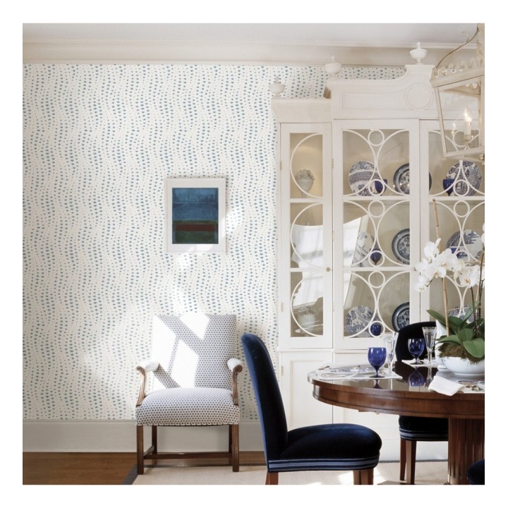 Papel pintado de ondas efecto lluvía - Arwen Rain 679691