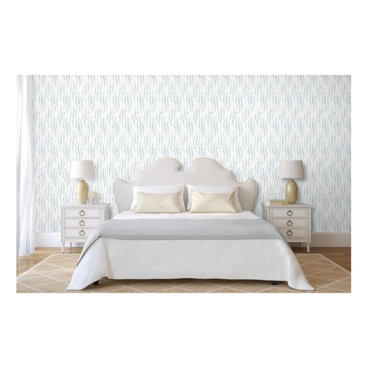 Papel pintado de ondas efecto lluvía - Arwen Rain 679691