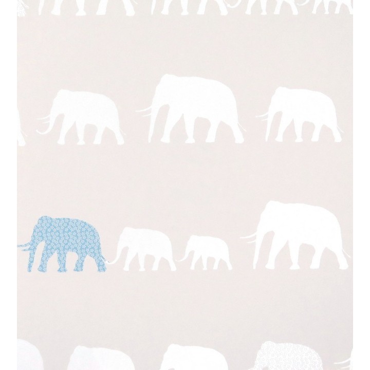 Papel pintado elefantes infantiles para niños - Jungle Dyr 116212