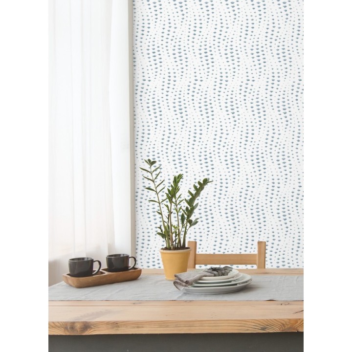 Papel pintado de ondas efecto lluvía - Arwen Rain 679691