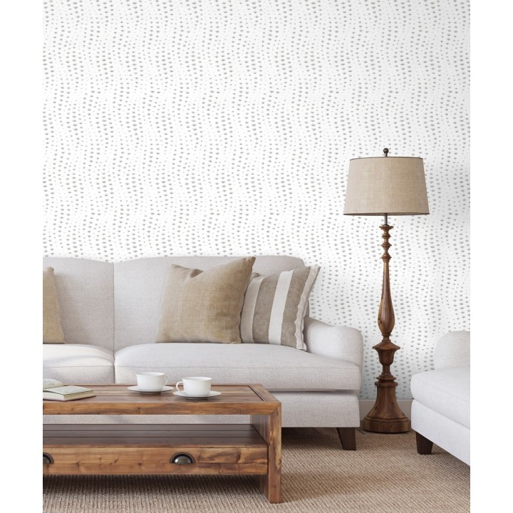 Papel pintado de ondas efecto lluvía - Arwen Rain 679692