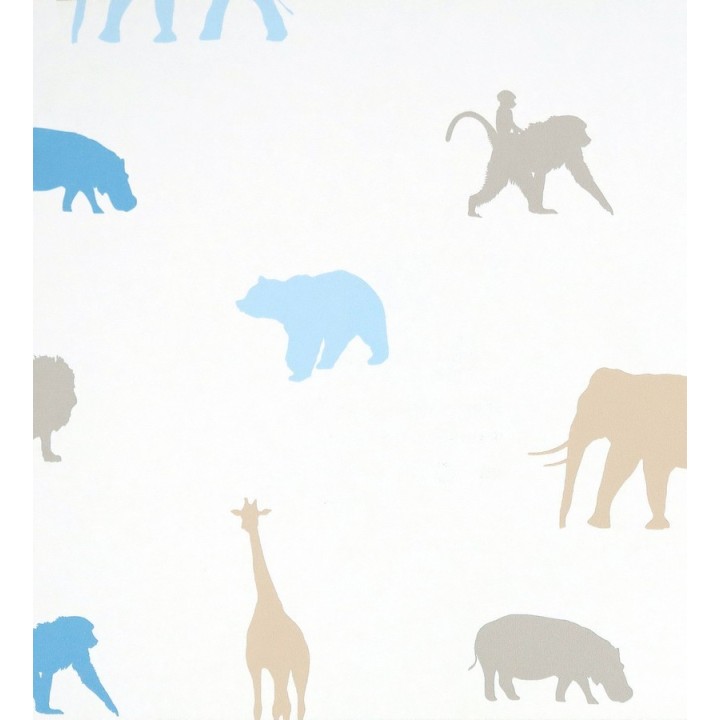 Papel pintado animales infantiles de la selva - Jungle Dyr 116213