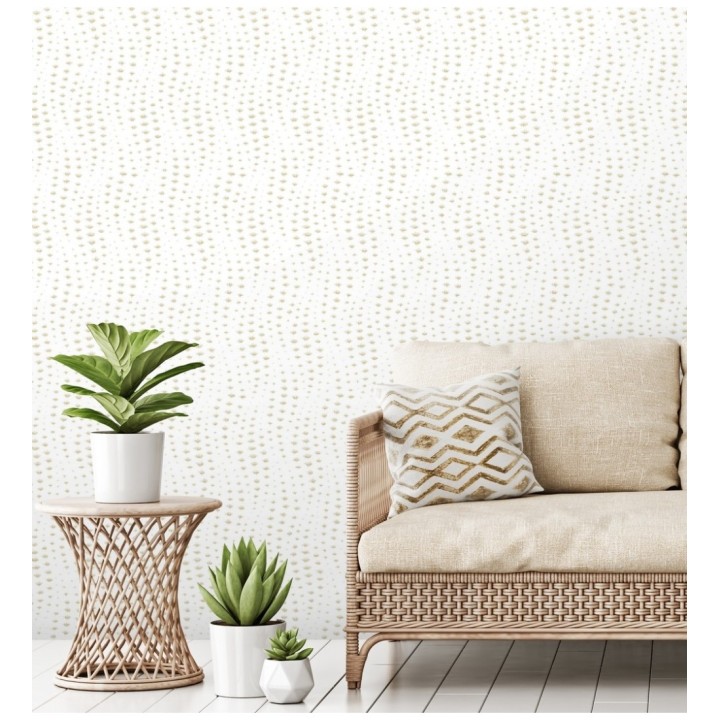 Papel pintado de ondas efecto lluvía - Arwen Rain 679693