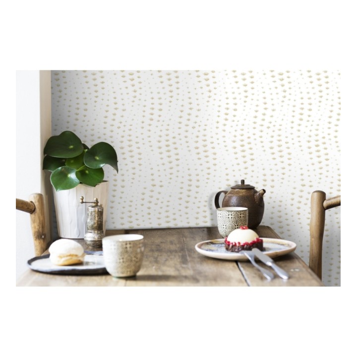 Papel pintado de ondas efecto lluvía - Arwen Rain 679693