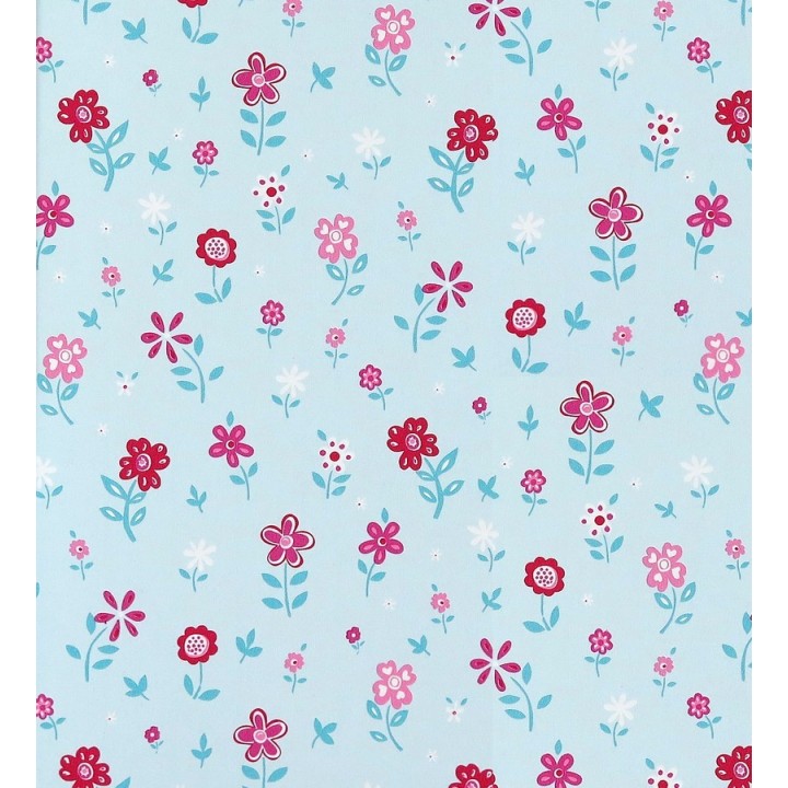 Papel pintado jardín de flores infantiles - Menali 116225