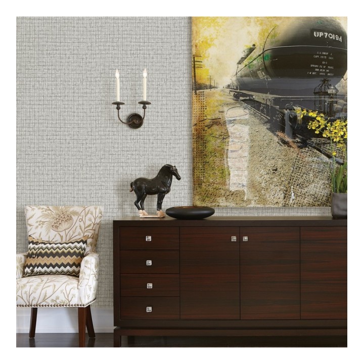 Papel pintado liso entelado - Everly 679696