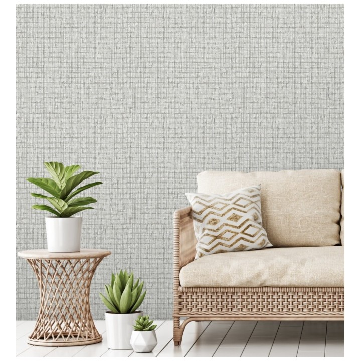 Papel pintado liso entelado - Everly 679696