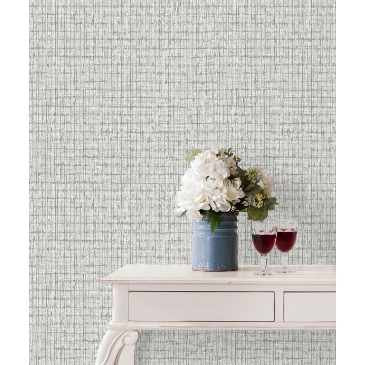 Papel pintado liso entelado - Everly 679696