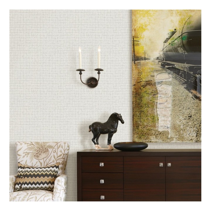 Papel pintado liso entelado - Everly 679697