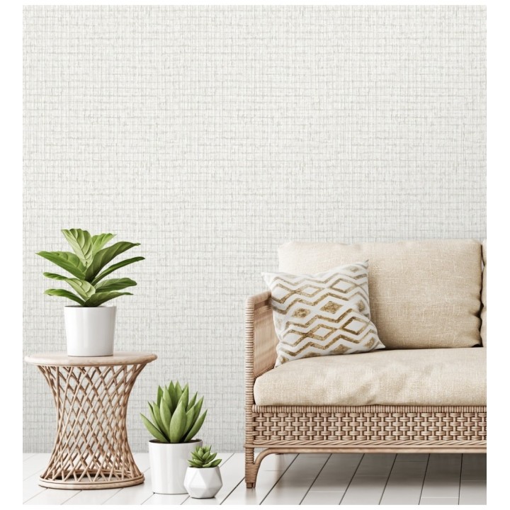 Papel pintado liso entelado - Everly 679697