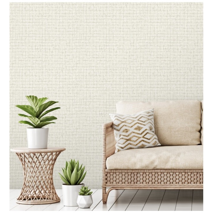 Papel pintado liso entelado - Everly 679698