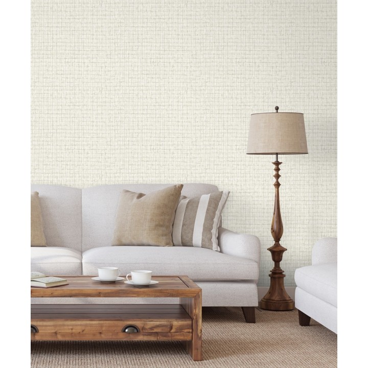 Papel pintado liso entelado - Everly 679698