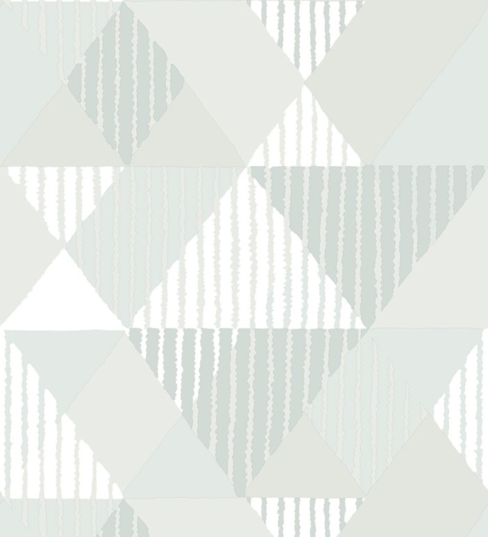 Papel pintado geométrico rombos y rayas - Harper 679699