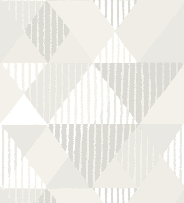 Papel pintado geométrico rombos y rayas - Harper 679700