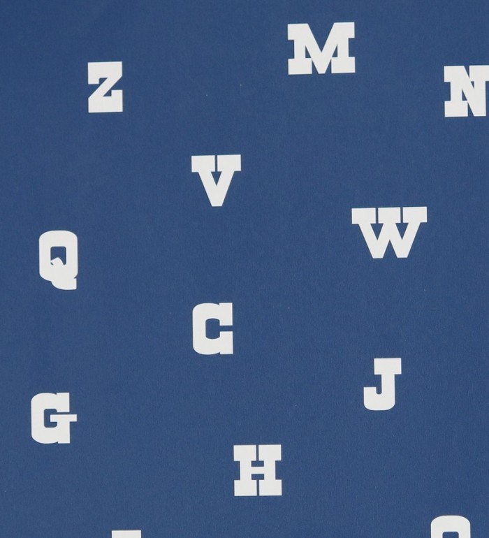 Papel pintado letras del abecedario infantiles - Western Kids 116236