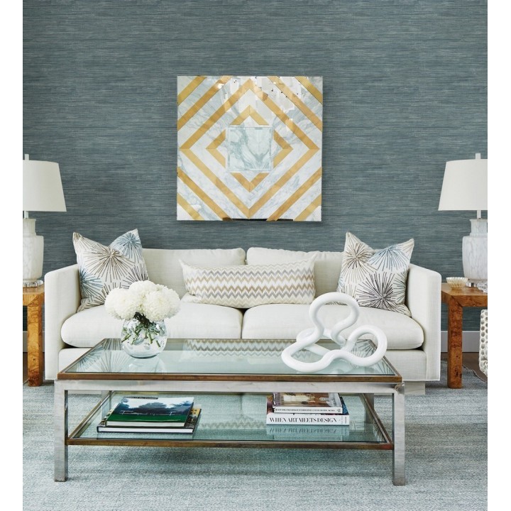 Papel pintado efecto fibra vegetal en relieve - Orvieto 679704