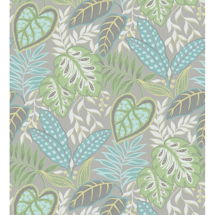 Papel pintado hojas tropicales estilo inglés - Belfast Garden 679708