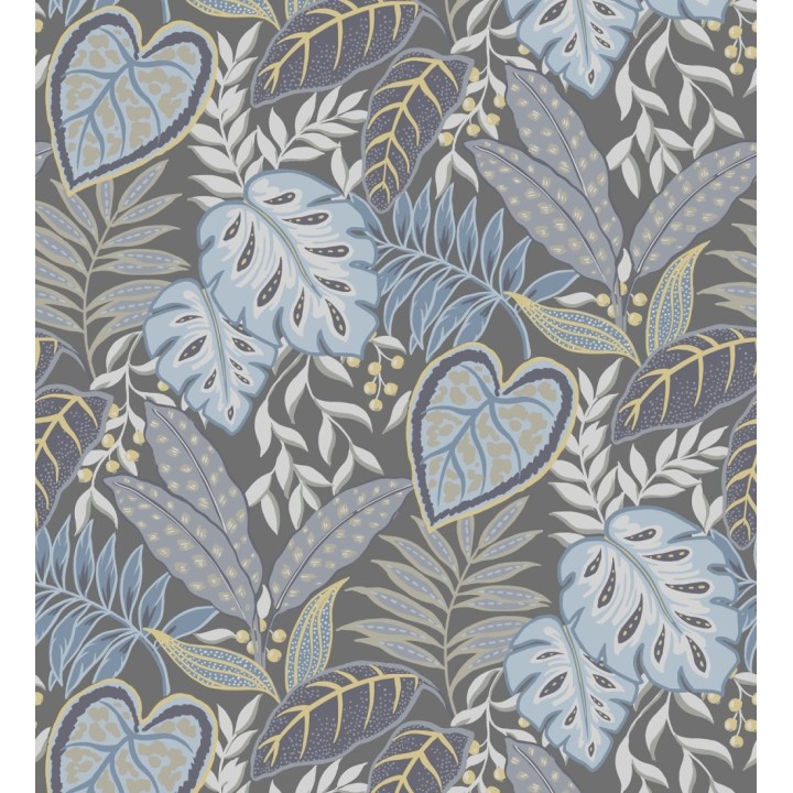 Papel pintado hojas tropicales estilo inglés - Belfast Garden 679709