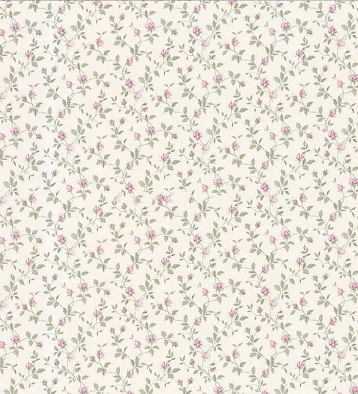 Papel pintado flores pequeñas vintage de estilo inglés - Jasmine 116721