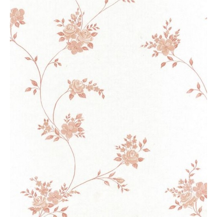 Papel pintado enredadera de flores pequeñas románticas vintage - Asenti 118348